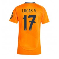 Echipament fotbal Real Madrid Lucas Vazquez #17 Tricou Deplasare 2024-25 pentru femei maneca scurta